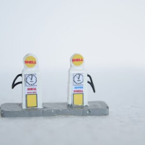 Old Style Petrol Pumps ('Shell')