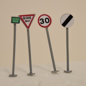 Modern Traffic Signs (x4)