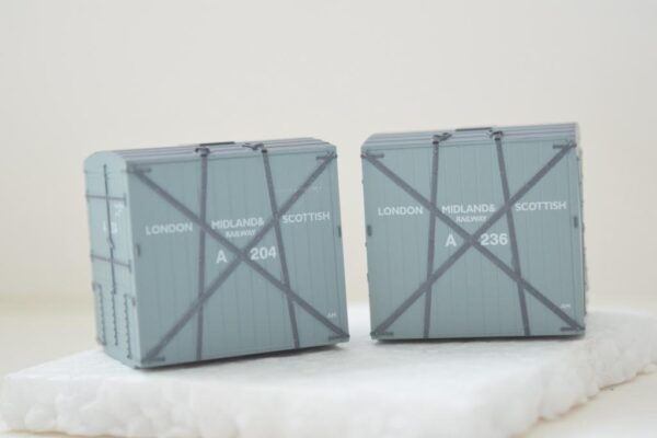 LMS 'Type A' Containers Twin Pack (Grey)