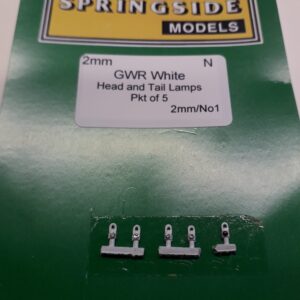 N gauge GWR White Lamps