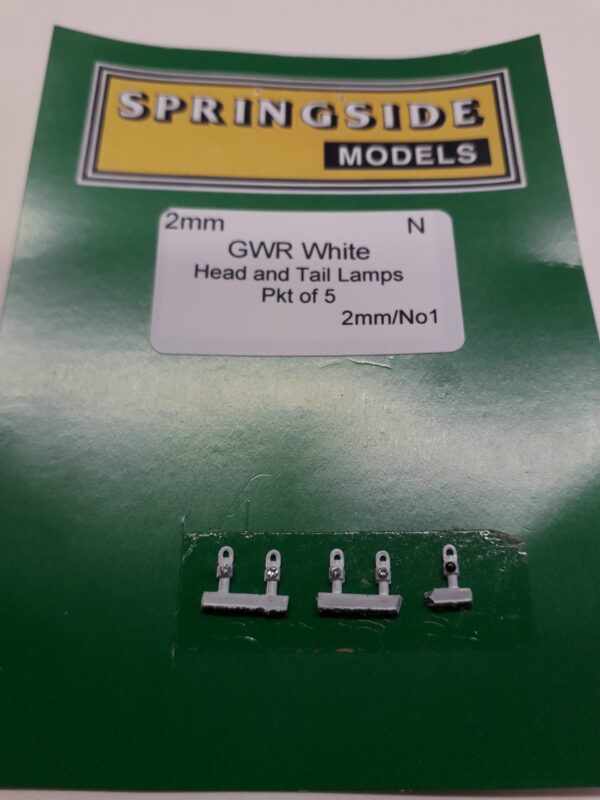 N gauge GWR White Lamps