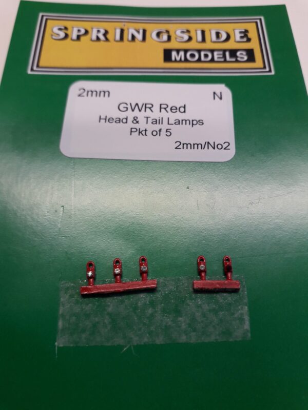 N gauge GWR RED Lamps