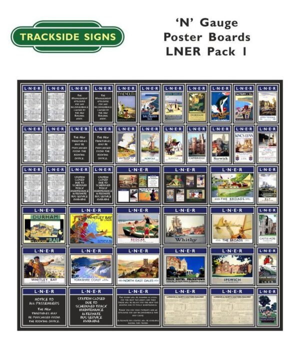 LNER (BLUE) Poster Boards