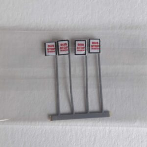 Bus Stop Signs (x4)