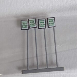 Country Bus Stop Signs (x4)
