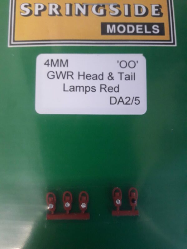 GWR Head and Tail Lamps (Red)
