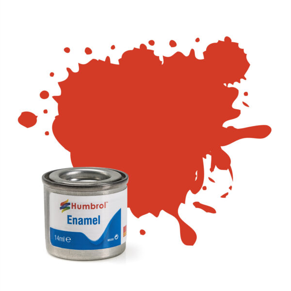 Signal Red - Satin (No 174) (Enamel Paint)