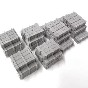 Stacks of wooden Crates and Boxes