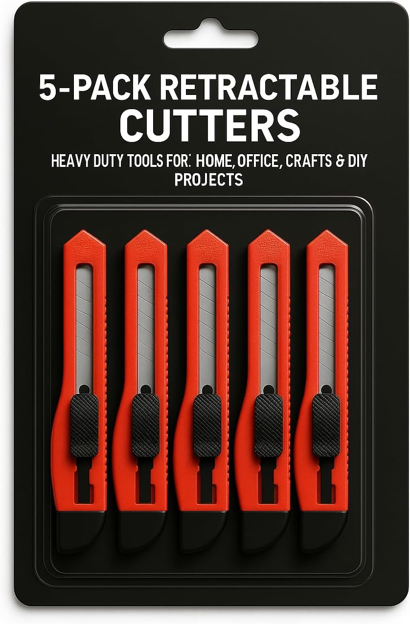Snap off Razor Knife Set (x5)