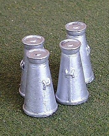 Conical Milk Churns (x4)
